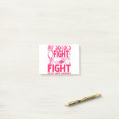 My Sister's Fight Is My Fight Breast Cancer ポストイット (デスク上)