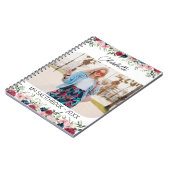 My Sketchbookのカスタム写真 | ミニマル花 ノートブック (左側)