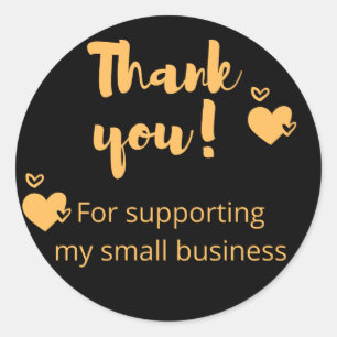 My Small Business Steclerをサポートしていただき、ありがとうございます ラウンドシール