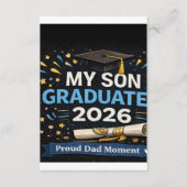 My Son Graduated 2026 エンクロージャーカード (正面)