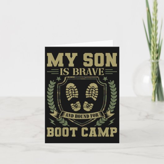 My Son Is Brave And Bound For Boot Camp  カード (正面)
