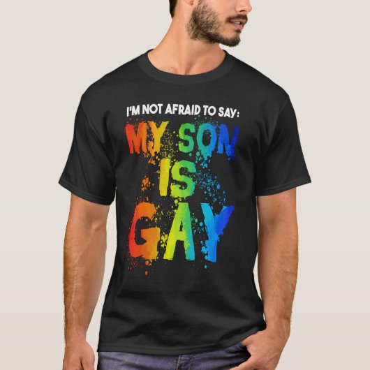 My Son Is Gay Pride Month LGBT LGBTQ Mom Tシャツ (正面)