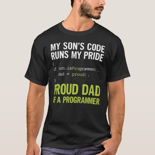 My Son’s Code Runs My Pride Tシャツ (正面)