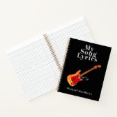 My Song Lyrics Guitar Musician Custom ノートブック (内部)