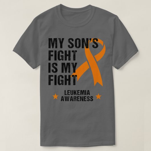 My Sons FightはMy Fight Leukemia認識度1 Tシャツ (デザイン正面)