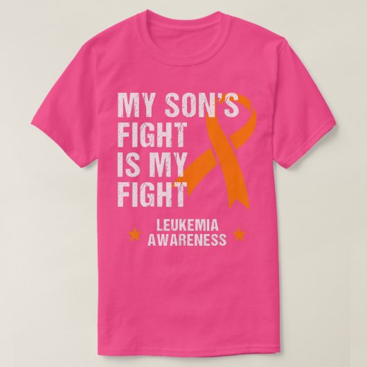 My Sons FightはMy Fight Leukemia認識度2 Tシャツ (デザイン正面)