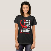 My Son's Fight Is My Fight Blood Cancer Awareness  Tシャツ (正面フル)