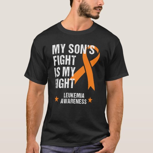 My Son's Fight is My Fight Leukemia Awareness Tシャツ (正面)