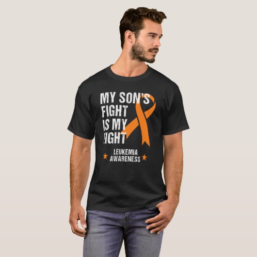My Son's Fight is My Fight Leukemia Awareness Tシャツ (正面フル)
