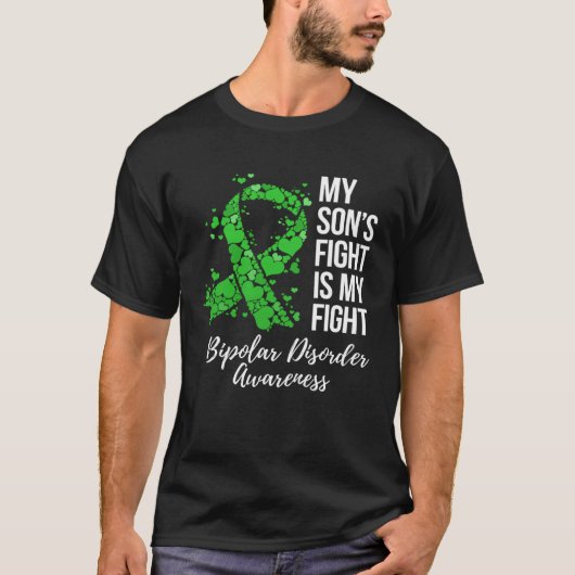 My Sonu2019s Fight Is My Fight Bipolar Disorder Aw Tシャツ (正面)