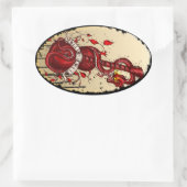 My Soulのステッカーを販売 楕円形シール (バッグ)