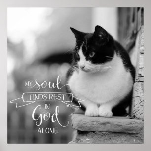 My Soul Finds Rest - Ps 62:1 ポスター