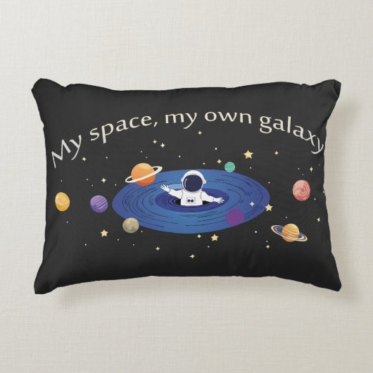 My Space, My Own Galaxy アクセントクッション (正面)