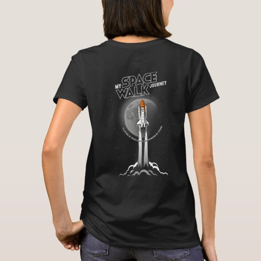 My spacewalk Journey (Dark mode) | Women Tシャツ (裏面)