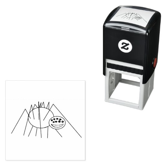 My Spider Line Cartoon セルフインキングスタンプ (インサイチュ)