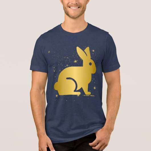 My Spirit Animal – ウサギ トライブレンドTシャツ (正面)