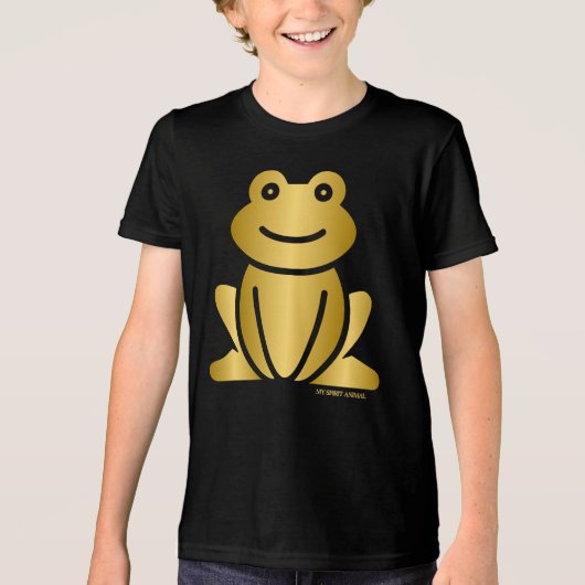 My Spirit Animal – カエル トライブレンドTシャツ (正面)