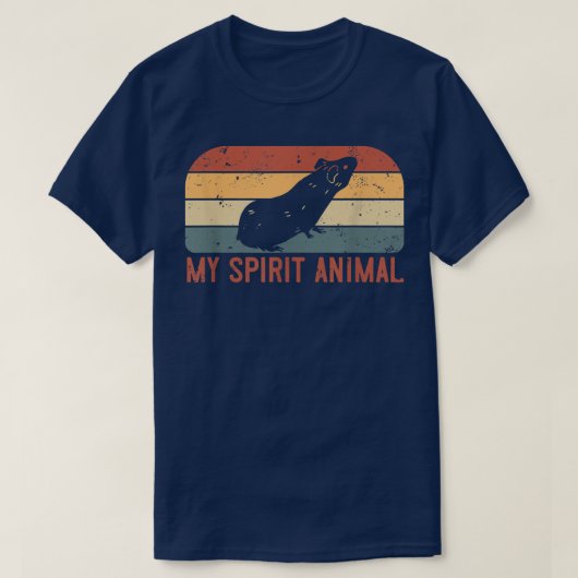 My Spirit Animal Is A Guinea Pig 4214 Tシャツ (デザイン正面)