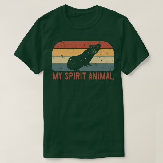 My Spirit Animal Is A Guinea Pig Premium 4216 Tシャツ (デザイン正面)