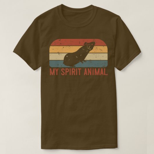My Spirit Animal Is A Guinea Pig Premium  Tシャツ (デザイン正面)