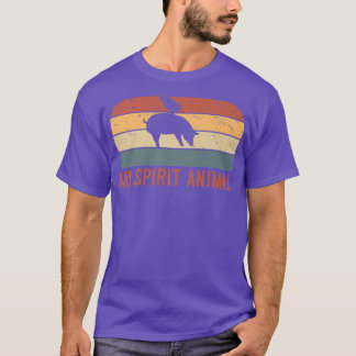 My Spirit Animal Is A Pig Premium  Tシャツ