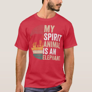 My Spirit Animal Is An Elephant Leephant Lover App Tシャツ