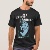 MY SPIRIT ANIMAL Manatee Tシャツ (正面)
