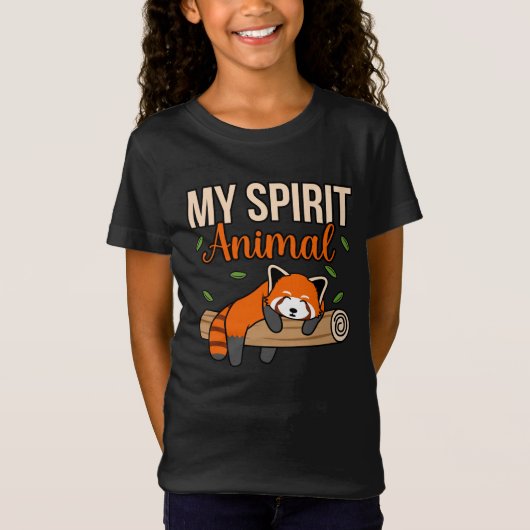 My Spirit Animal Red Pandas Cute Pet Panda Lover G Tシャツ (正面)