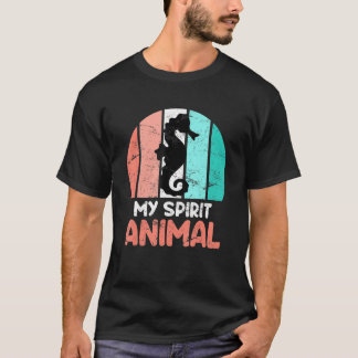 My Spirit Animal Seahorse Sarcasm Tシャツ