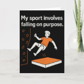 My Sport Involves Falling On Purpose Climbing Humo カード (正面)