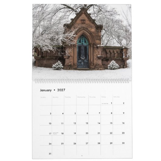My Spring Grove カレンダー (1月 2027)
