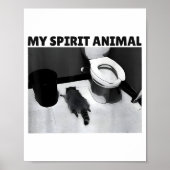 My Srit Animal Funny Drunk Raccoon Meme  ポスター (正面)