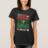 My Stepmom Did It Christmas Red Plaid Santa Hat  F Tシャツ (正面)