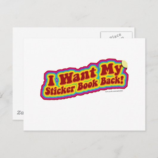 My Stickerbook ポストカード (正面/裏面)