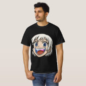 My Stomach Is the Universe - Anime Meme Face T-Shi Tシャツ (正面フル)