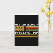 My Story Is Begins In Phelps Ny カード (黄色い花)