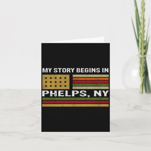 My Story Is Begins In Phelps Ny _1  カード (正面)