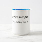 My story is simple ツートーンマグカップ (中央)