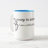 My story is simple ツートーンマグカップ (正面左)