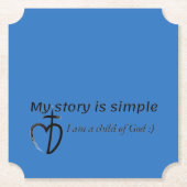 My story is simple ペーパーコースター (正面)