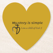 My story is simple ペーパーコースター (正面)