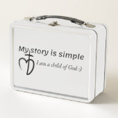 My story is simple メタルランチボックス (正面)