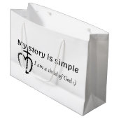 My story is simple ラージペーパーバッグ (正面アングル)