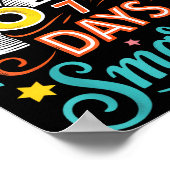 My Students Are 67 Days Smarter Funny Teacher Kids ポスター (角)