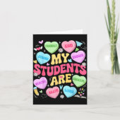 My Students Are Kind Strong Valentine Teacher Wome カード (正面)