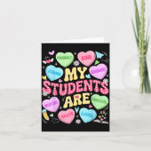 My Students Are Kind Strong Valentine Teacher Wome カード (正面)