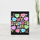 My Students Are Kind Strong Valentine Teacher Wome カード (正面)