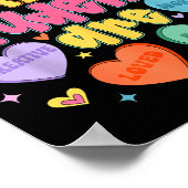 My Students Are Kind Strong Valentine Teacher Wome ポスター (角)