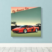 My Summer Car キャンバスプリント (インサイチュ (ウッドフロア))