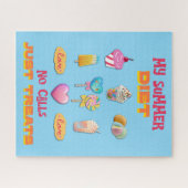 My Summer Diet No Calls Just Treats ジグソーパズル (横)